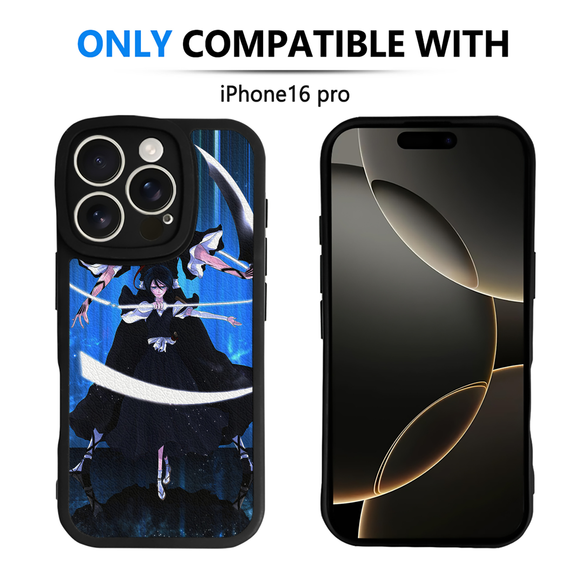 （画像用） ブリーチ BLEACH 【iPhone 16シリーズ対応】シリコンスマホケース（レザー調） 材質：シリコン